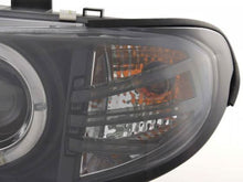 Load image into Gallery viewer, BMW 3-series E46 Sedan/Touring Black Angel Eyes Headlight Set (2002-2005)