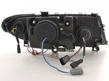 Load image into Gallery viewer, BMW 3-series E46 Sedan/Touring Black Angel Eyes Headlight Set (2002-2005)