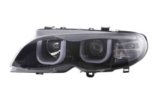 Load image into Gallery viewer, BMW 3-series E46 Sedan/Touring Black "U Eye"  Headlights (2002-2005)