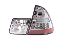 Load image into Gallery viewer, BMW 3-series E46 Wagon/Touring Chrome Clear LED Taillights (1998-2005)
