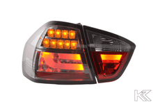 Load image into Gallery viewer, BMW 3-Series E90 Sedan Chrome/Smoked LED Bar Taillights(2005-2008)