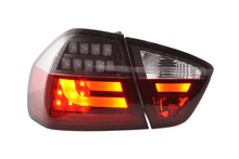 Load image into Gallery viewer, BMW 3-Series E90 Sedan Red/Black LED Taillights (2005-2008)
