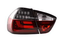 Load image into Gallery viewer, BMW 3-Series E90 Sedan Red/Black LED Taillights (2005-2008)