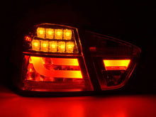 Load image into Gallery viewer, BMW 3-Series E90 Sedan Red/Clear LED Bar Taillights (2005-2008)
