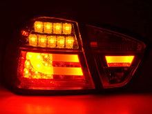 Load image into Gallery viewer, BMW 3-Series E90 Sedan Red/Clear LED Bar Taillights (2005-2008)