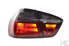 Load image into Gallery viewer, BMW 3-Series E90 Sedan Red/Smoked LED Bar Taillights (2005-2008)
