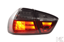 Load image into Gallery viewer, BMW 3-Series E90 Sedan Red/Smoked LED Bar Taillights (2005-2008)