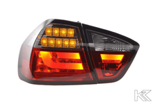 Load image into Gallery viewer, BMW 3-Series E90 Sedan Red/Smoked LED Bar Taillights (2005-2008)