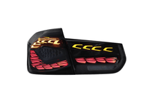 Load image into Gallery viewer, BMW 3 Series F30 F35 F80 Black Dragon Scale LED Tail Lights (2012-2019)