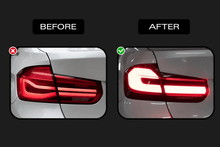 Load image into Gallery viewer, BMW 3 Series F30 F35 F80 "Modern Black Line" LED Tail Light Upgrade (2012-2019)