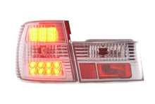 Load image into Gallery viewer, BMW 5-series E34 Chrome Clear LED Taillights Set (1988-1994)