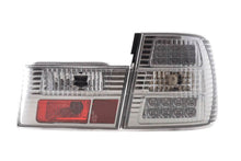 Load image into Gallery viewer, BMW 5-series E34 Chrome Clear LED Taillights Set (1988-1994)