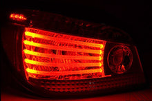 Load image into Gallery viewer, BMW 5-series E60 Sedan Chrome Clear LED Taillights Set (2007-2009)