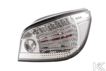 Load image into Gallery viewer, BMW 5-series E60 Sedan Chrome Clear LED Taillights Set (2007-2009)