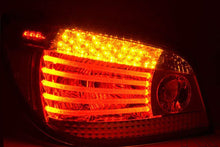 Load image into Gallery viewer, BMW 5-series E60 Sedan Chrome Clear LED Taillights Set (2007-2009)
