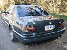 Load image into Gallery viewer, BMW 7-series E38 Chrome Clear LED Taillights Set (1995-2002)