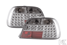 Load image into Gallery viewer, BMW 7-series E38 Chrome Clear LED Taillights Set (1995-2002)