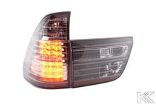 Load image into Gallery viewer, BMW X5 E53 Black / Clear LED Tail Lights (1998-2002)
