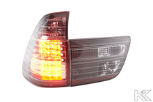 Load image into Gallery viewer, BMW X5 E53 Black / Clear LED Tail Lights (1998-2002)