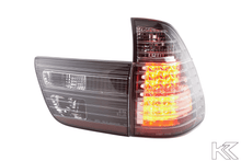 Load image into Gallery viewer, BMW X5 E53 Black / Clear LED Tail Lights (1998-2002)