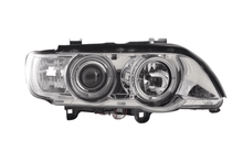 Load image into Gallery viewer, BMW X5 E53 Chrome Angel Eyes LED Headlight Set (1998-2002)