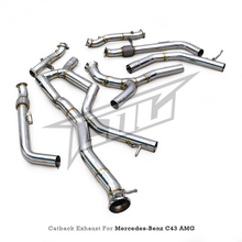 Load image into Gallery viewer, Stainless Steel Catback Exhaust System for Mercedes Benz AMG C43 3.0T