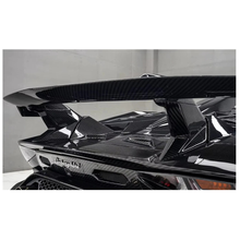 Load image into Gallery viewer, SVV Style Dry Carbon Fiber Rear Wing with Engine Hood for Lamborghini Aventador LP700 LP740 LP750 Coupe