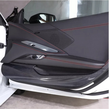 Load image into Gallery viewer, Dry Carbon Fiber Door Anti‑Kick Panel Cover V2 for Chevrolet Corvette C8