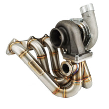Load image into Gallery viewer, D Series T3 T4 Top Mount Turbo Manifold GSR Si D15 D16 44mm For Civic DC2 EG EK