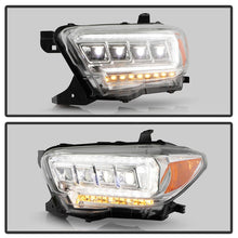 Load image into Gallery viewer, Spyder 16-20 Toyota Tacoma Halogen Model Only High-Power LED Headlights - Chrome PRO-YD-TT16HALAP-C 5088369