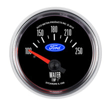 Load image into Gallery viewer, Autometer Ford 2-1/16in. 100F-250F Electric Water Temp Gauge 880822