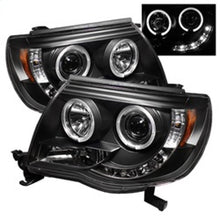 Load image into Gallery viewer, Spyder Toyota Tacoma 05-11 Projector Headlights LED Halo LED Black High H1 Low H1 PRO-YD-TT05-HL-BK 5011916