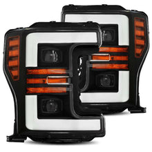 Load image into Gallery viewer, AlphaRex 17-19 Ford F-250 SD PRO-Series Proj Headlight Plnk Style Matte Blk w/Activ Light/Seq Signal 880106 *Discontinued