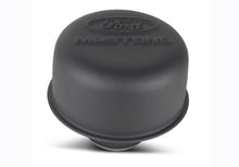 Load image into Gallery viewer, Ford Racing Black Crinkle Finish Breather Cap w/ Ford Mustang Logo 302-221