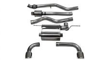 Load image into Gallery viewer, Corsa 12-14 BMW 335i Sedan RWD F30 3in Polished Touring Dual Rear Single 3.5in Tip Cat-Back Exhaust 14937