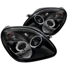 Load image into Gallery viewer, Spyder Mercedes Benz SLK 98-04 1PC Projector Halogen Model- LED Halo Blk PRO-YD-MBSLK98-1PC-HL-BK 5011190