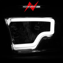 Load image into Gallery viewer, ANZO 2009-2018 Dodge Ram 1500/ 2500/ 3500 Crystal Headlights w/ Light Bar Chrome Housing 111516