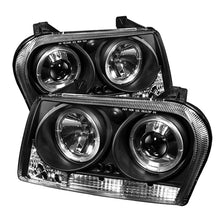 Load image into Gallery viewer, Spyder Chrysler 300 09-10 Projector Headlights LED Halo LED Blk (Not Included) PRO-YD-C309-HL-BK 5008008
