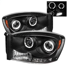 Load image into Gallery viewer, Spyder Dodge Ram 1500 06-08/Ram 2500 06-09 Projector Headlights LED Halo LED Blk PRO-YD-DR06-HL-BK 5010001