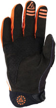 Load image into Gallery viewer, Answer 24 Peak Flo Gloves Black/Hyper Orange/White Youth - XS 442891