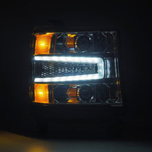 Load image into Gallery viewer, AlphaRex 16-18 Chevy 1500HD LUXX LED Proj Headlights Chrome w/Seq Actv Lgt / Seq Sig (Req PN 810023) 880235 *Discontinued