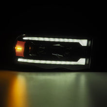 Load image into Gallery viewer, AlphaRex 02-05 Dodge Ram 1500 LUXX LED Proj Headlights Alpha Black w/Activ Light/Seq Signal 880569 *Discontinued