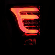 Load image into Gallery viewer, AlphaRex 15-17 Ford F-150 (Excl Models w/Blind Spot Sensor) PRO-Series LED Tail Lights Jet Black 652010 *Discontinued
