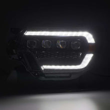 Load image into Gallery viewer, AlphaRex 12-15 Toyota Tacoma NOVA LED Proj Headlights Plank Alpha Blk w/Activ Light/Seq Signal/DRL 880752 *Discontinued