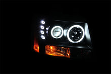 Load image into Gallery viewer, Anzo 2007-2013 Chevrolet Avalanche Projector Headlights w/ Halo Black(CCFL)