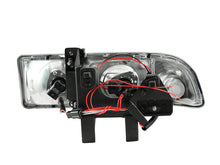 Load image into Gallery viewer, Anzo 1998-2005 Chevrolet S-10 Projector Headlights w/ Halo Chrome