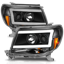 Load image into Gallery viewer, ANZO 05-09 Toyota Tacoma Projector Light Bar Style Headlights w/ C Light Bar 111517