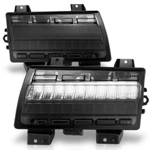 Load image into Gallery viewer, ANZO 2018-2021 Jeep Wrangler LED Side Markers Chrome Housing Smoke Lens w/ Seq. Signal Low Config 511087