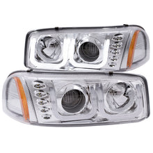 Load image into Gallery viewer, Anzo 1999-2006 Gmc Sierra 1500 Projector Headlights w/ U-Bar Chrome
