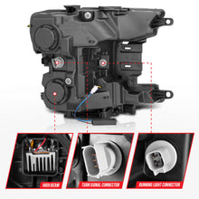 Load image into Gallery viewer, Anzo 18-20 Ford F-150 Full Led Projector Light Bar Style Headlights - Chrome Amber 111521
